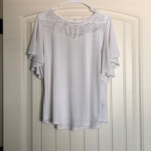 Beautiful float white blouse ..